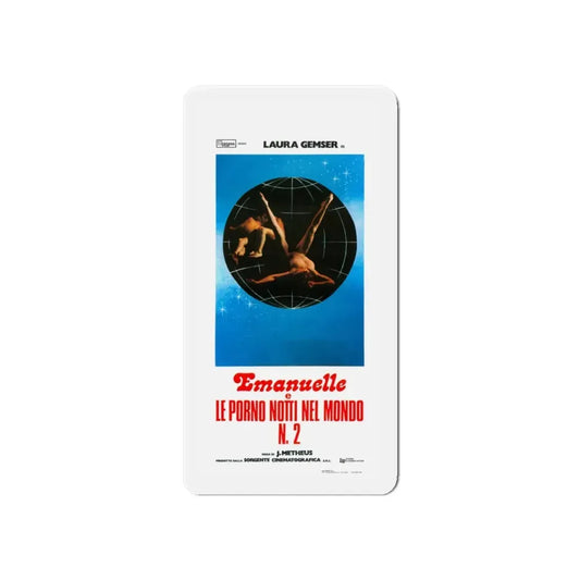 EMANUELLE AND THE EROTIC NIGHTS 1978 Movie Poster - Refrigerator Magnet 6 Inch - The Sticker Space