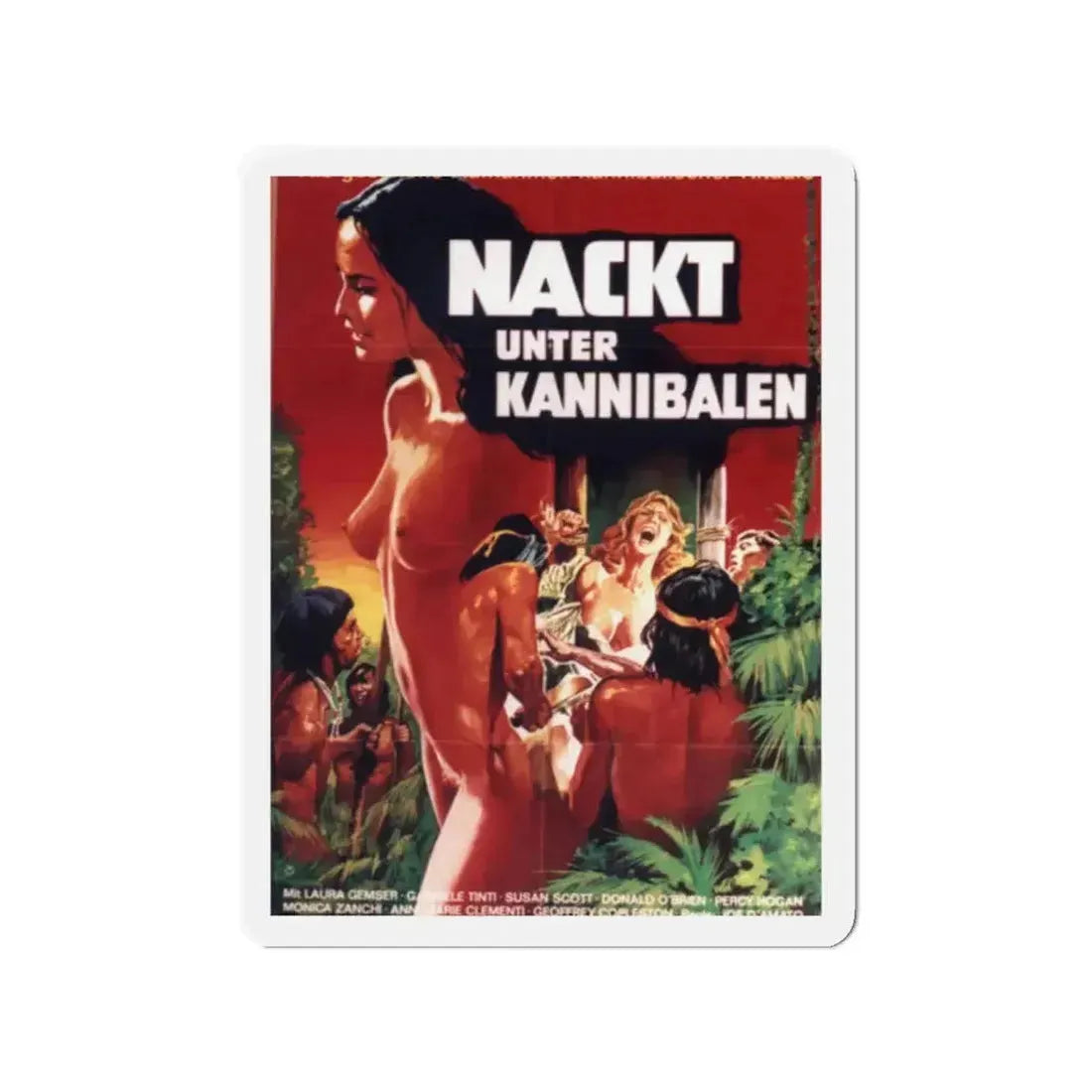 EMANUELLE AND THE LAST CANNIBALS 1977 Movie Poster - Refrigerator Magnet - The Sticker Space