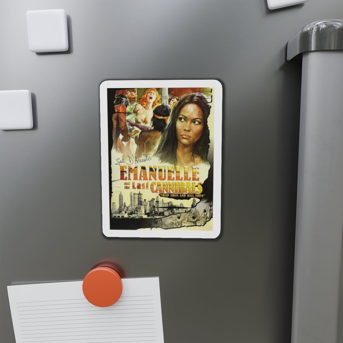 EMANUELLE AND THE LAST CANNIBALS (2) 1977 Movie Poster - Die-Cut Magnet-The Sticker Space