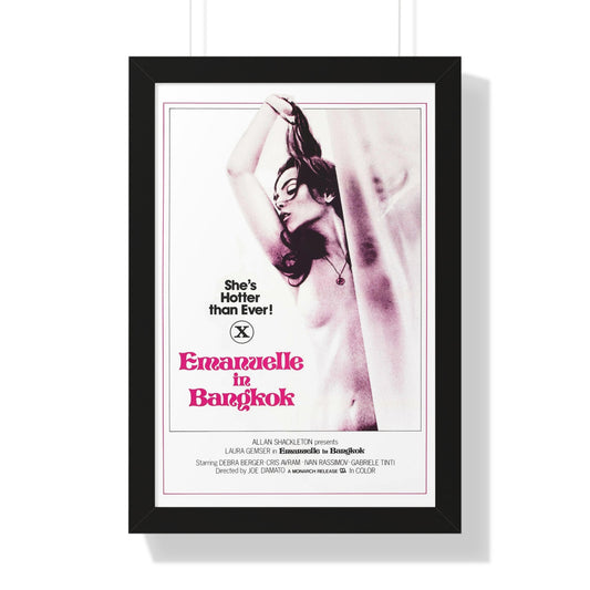 EMANUELLE IN BANGKOK 1976 - Framed Movie Poster-16″ x 24″-The Sticker Space