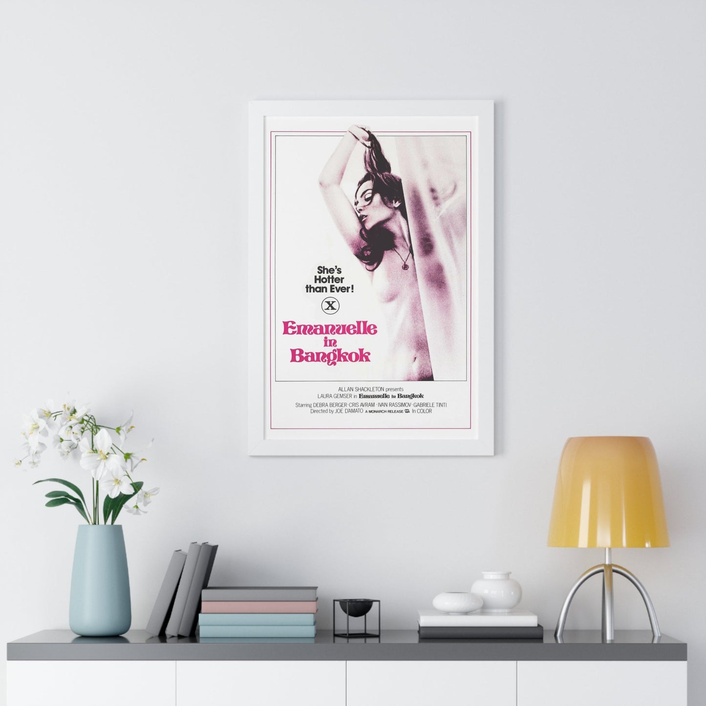 EMANUELLE IN BANGKOK 1976 - Framed Movie Poster-The Sticker Space