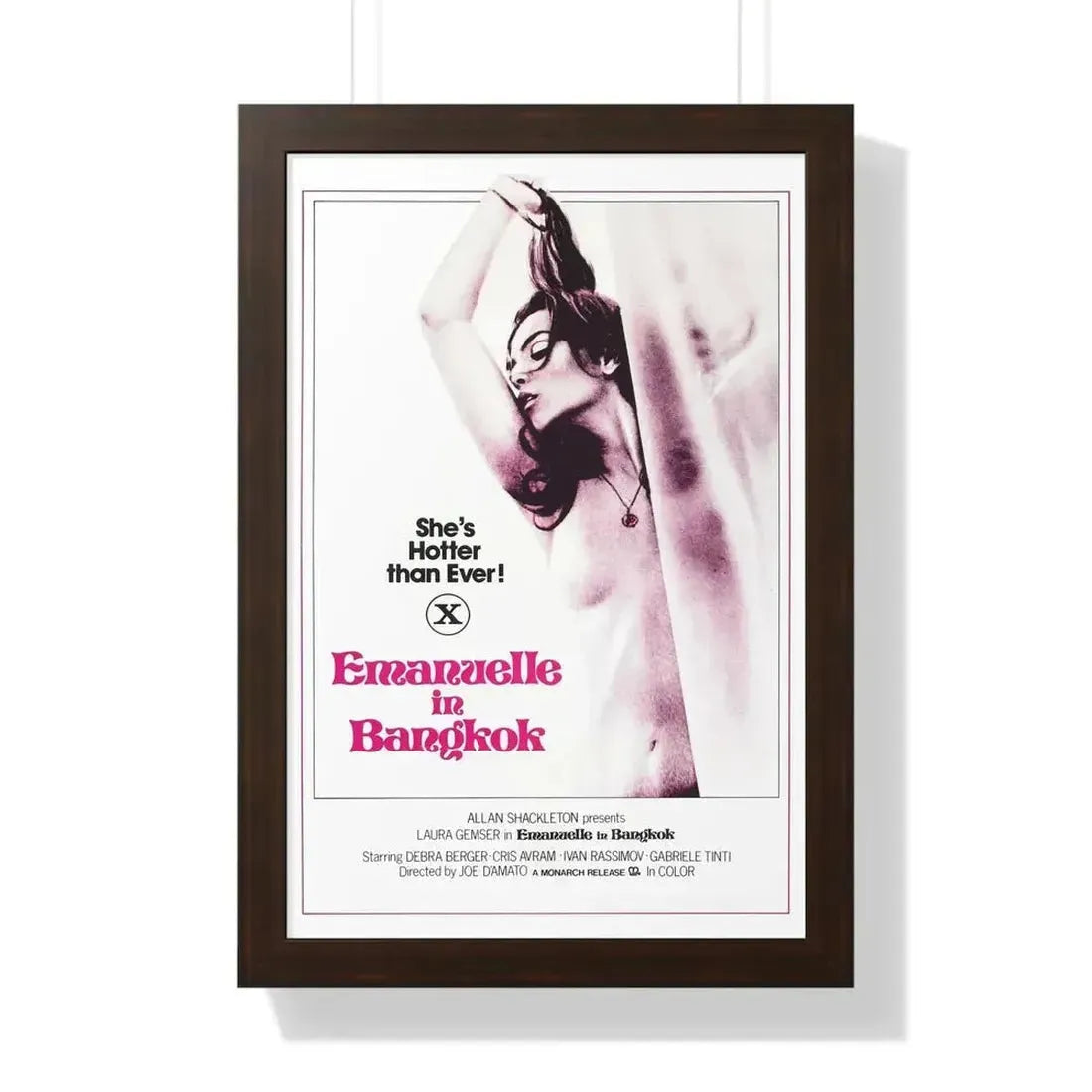 EMANUELLE IN BANGKOK 1976 - Framed Movie Poster - The Sticker Space