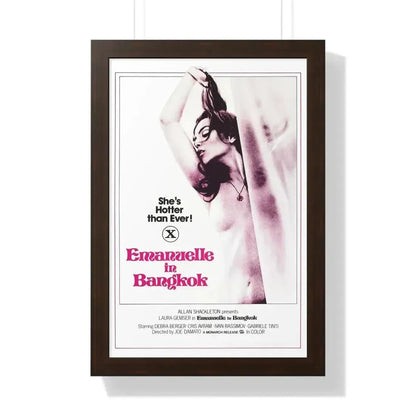 EMANUELLE IN BANGKOK 1976 - Framed Movie Poster - The Sticker Space