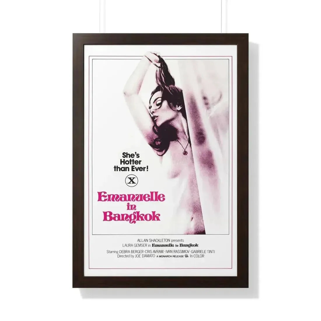 EMANUELLE IN BANGKOK 1976 - Framed Movie Poster - The Sticker Space