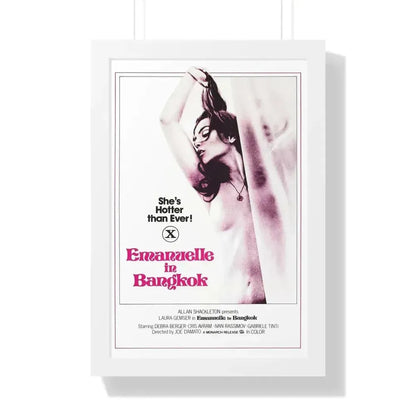 EMANUELLE IN BANGKOK 1976 - Framed Movie Poster - The Sticker Space