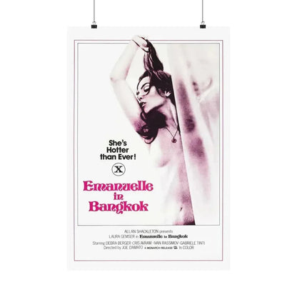 EMANUELLE IN BANGKOK 1976 - Paper Movie Poster 20″ x 30″ Matte - The Sticker Space