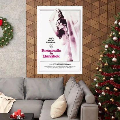 EMANUELLE IN BANGKOK 1976 - Paper Movie Poster - The Sticker Space
