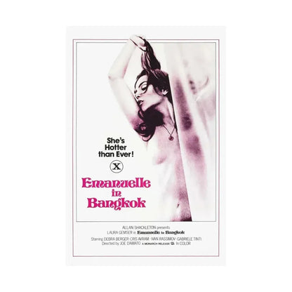 EMANUELLE IN BANGKOK 1976 - Paper Movie Poster - The Sticker Space