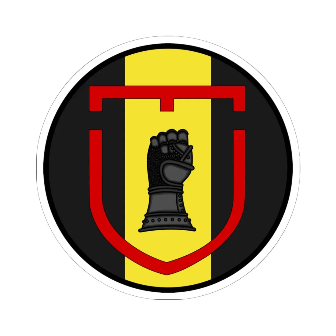 Emblem for I-IGR (Denmark) (Coat of Arms) STICKER Vinyl Kiss-Cut Decal 6 Inch White - The Sticker Space