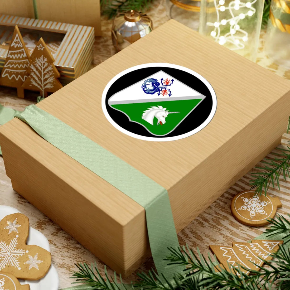 Emblem for Staff-V-GHR (Denmark) (Coat of Arms) STICKER Vinyl Kiss-Cut Decal - The Sticker Space