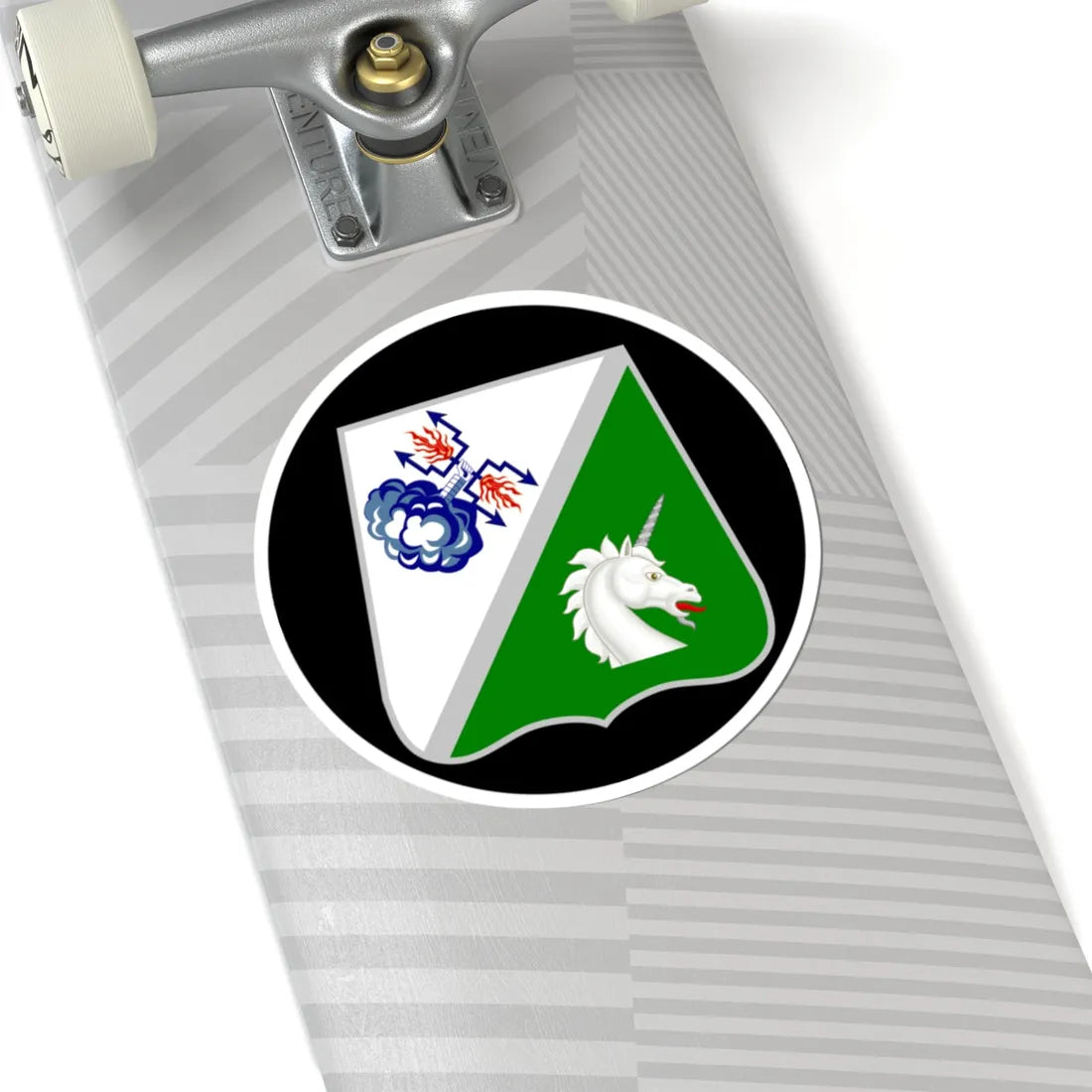 Emblem for Staff-V-GHR (Denmark) (Coat of Arms) STICKER Vinyl Kiss-Cut Decal - The Sticker Space