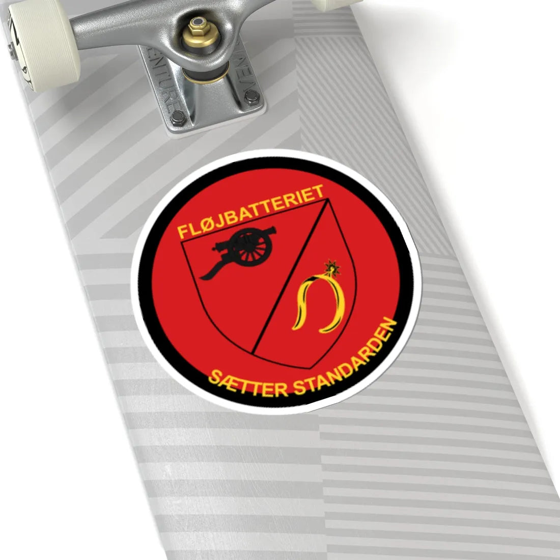 Emblem for the 1-I-DAR (Denmark) (Coat of Arms) STICKER Vinyl Kiss-Cut Decal - The Sticker Space