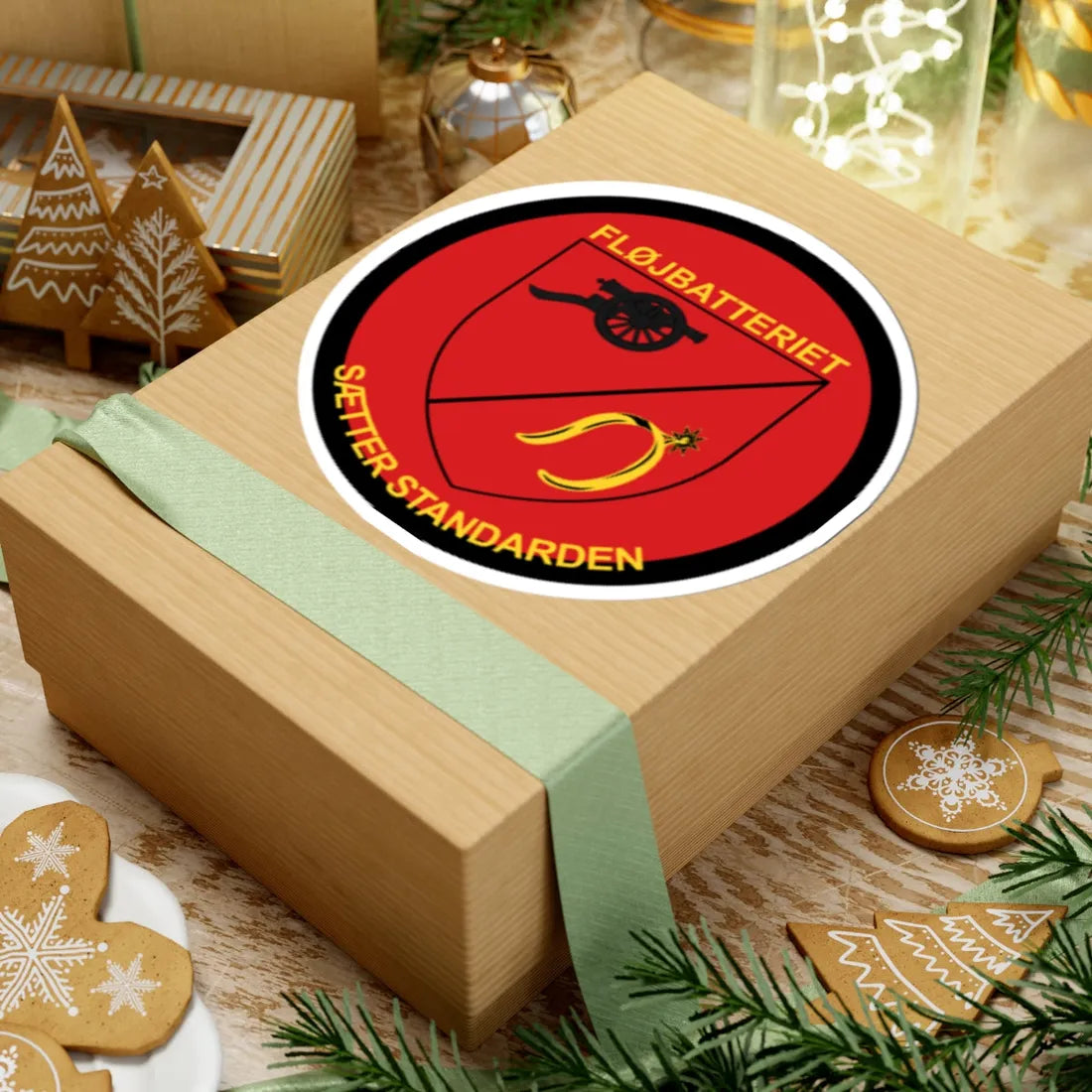 Emblem for the 1-I-DAR (Denmark) (Coat of Arms) STICKER Vinyl Kiss-Cut Decal - The Sticker Space