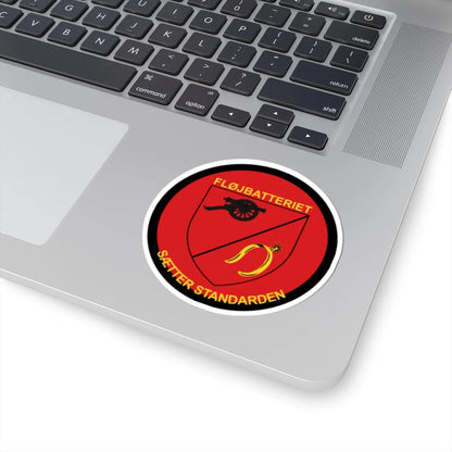 Emblem for the 1-I-DAR (Denmark) (Coat of Arms) STICKER Vinyl Kiss-Cut Decal - The Sticker Space