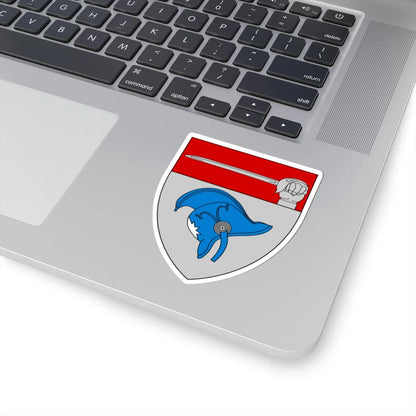 Emblem for the 1-I-JDR (Denmark) (Coat of Arms) STICKER Vinyl Kiss-Cut Decal - The Sticker Space