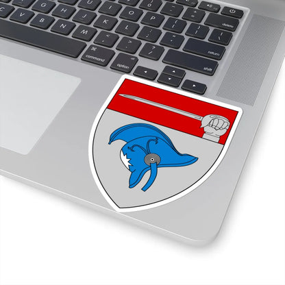 Emblem for the 1-I-JDR (Denmark) (Coat of Arms) STICKER Vinyl Kiss-Cut Decal - The Sticker Space