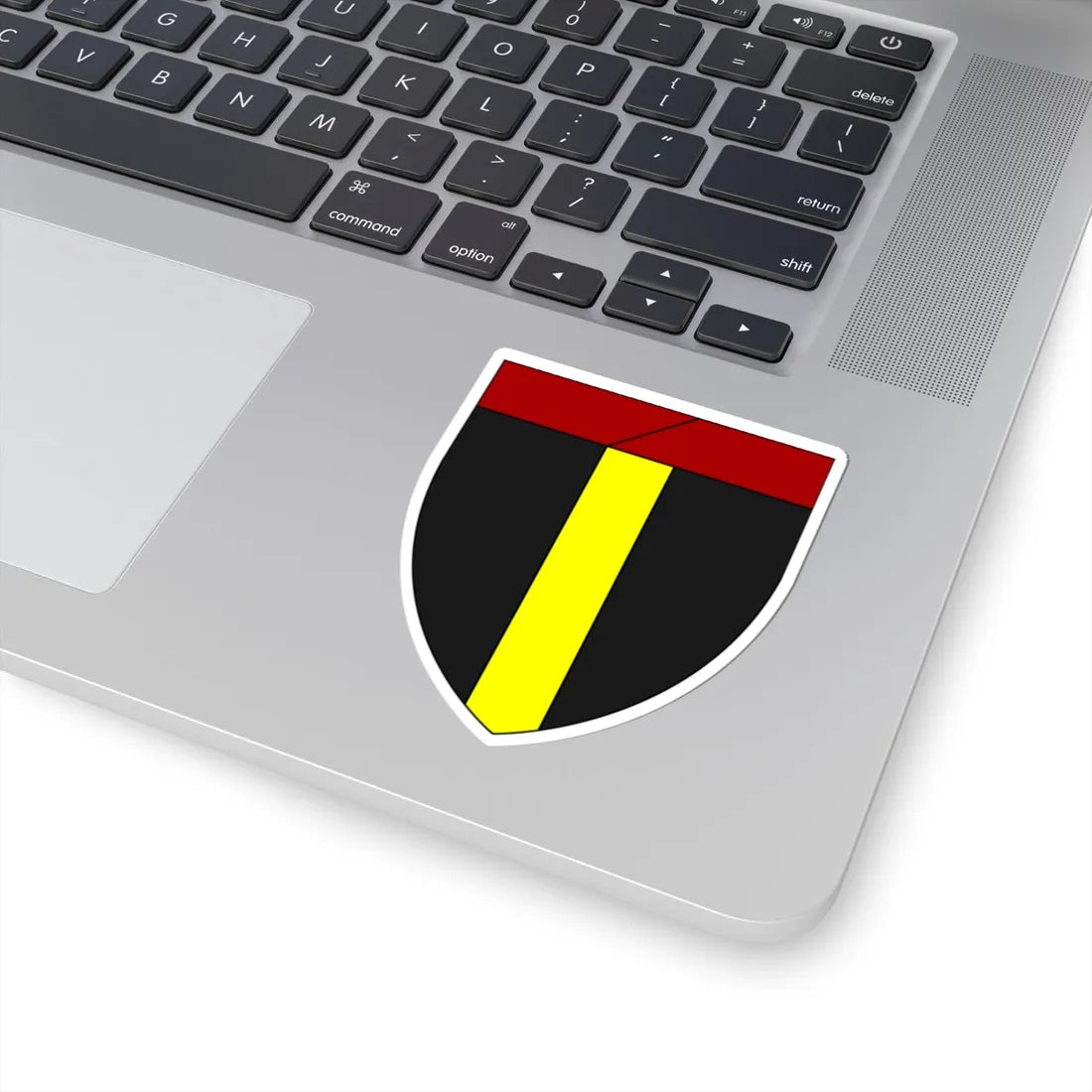 Emblem for the 1-I-KJFR (Denmark) (Coat of Arms) STICKER Vinyl Kiss-Cut Decal - The Sticker Space