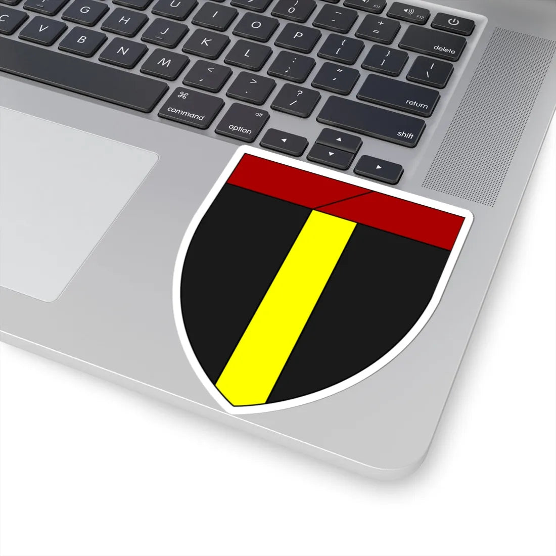 Emblem for the 1-I-KJFR (Denmark) (Coat of Arms) STICKER Vinyl Kiss-Cut Decal - The Sticker Space