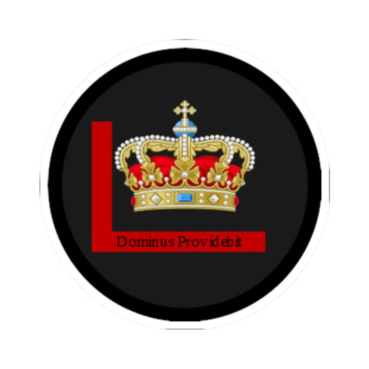 Emblem for the 1-I-LG (Denmark) (Coat of Arms) STICKER Vinyl Kiss-Cut Decal 2 Inch White - The Sticker Space