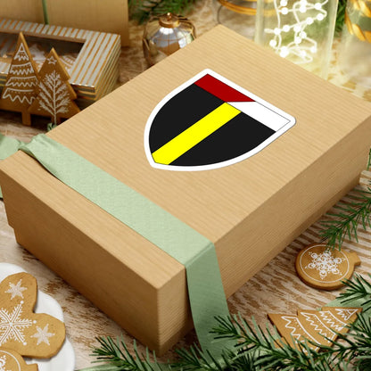 Emblem for the 1-II-KJFR (Denmark) (Coat of Arms) STICKER Vinyl Kiss-Cut Decal - The Sticker Space