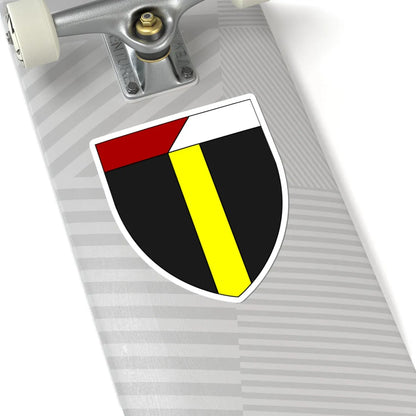 Emblem for the 1-II-KJFR (Denmark) (Coat of Arms) STICKER Vinyl Kiss-Cut Decal - The Sticker Space