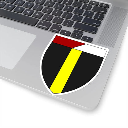 Emblem for the 1-II-KJFR (Denmark) (Coat of Arms) STICKER Vinyl Kiss-Cut Decal - The Sticker Space