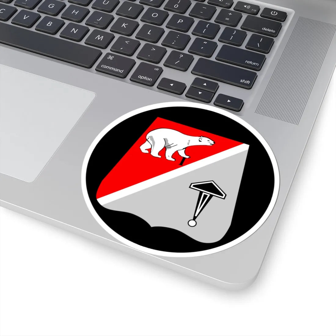 Emblem for the 2-I-GHR (Denmark) (Coat of Arms) STICKER Vinyl Kiss-Cut Decal - The Sticker Space