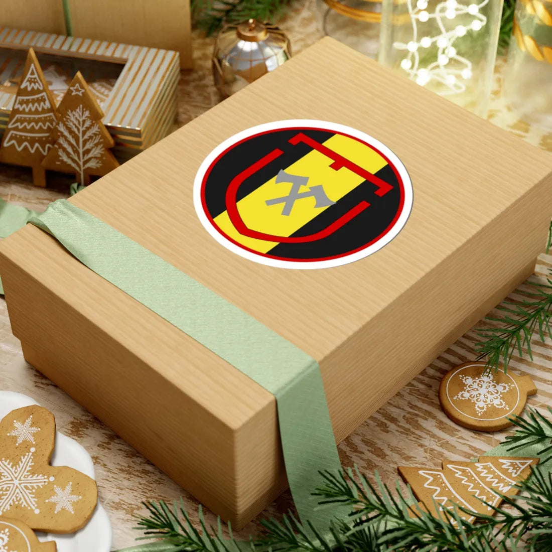 Emblem for the 2-I-IGR (Denmark) (Coat of Arms) STICKER Vinyl Kiss-Cut Decal - The Sticker Space