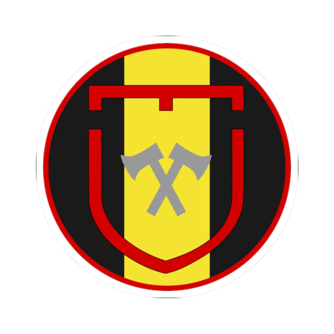 Emblem for the 2-I-IGR (Denmark) (Coat of Arms) STICKER Vinyl Kiss-Cut Decal - The Sticker Space