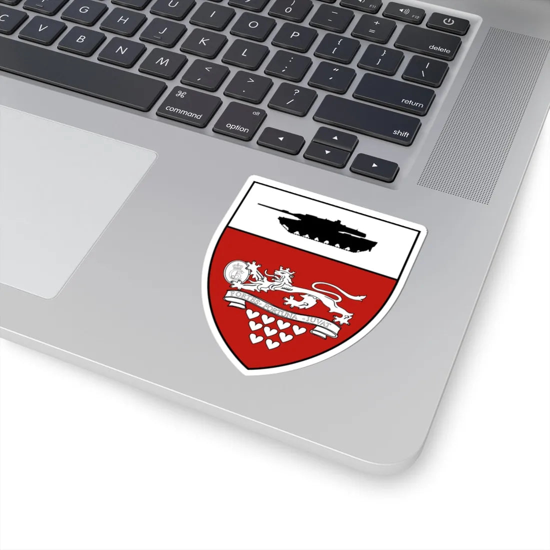 Emblem for the 2-I-JDR (Denmark) (Coat of Arms) STICKER Vinyl Kiss-Cut Decal - The Sticker Space
