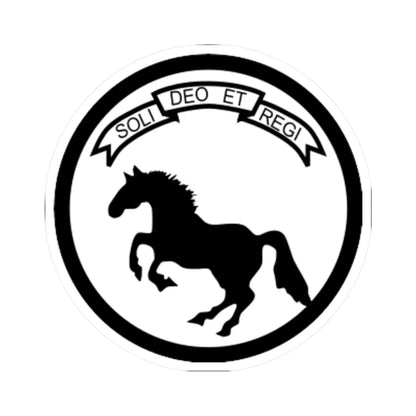 Emblem for the 2-I-LG (Denmark) (Coat of Arms) STICKER Vinyl Kiss-Cut Decal 3 Inch White - The Sticker Space