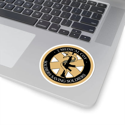 Emblem for the 2-I-TRR (Denmark) (Coat of Arms) STICKER Vinyl Kiss-Cut Decal - The Sticker Space