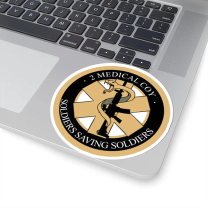 Emblem for the 2-I-TRR (Denmark) (Coat of Arms) STICKER Vinyl Kiss-Cut Decal - The Sticker Space