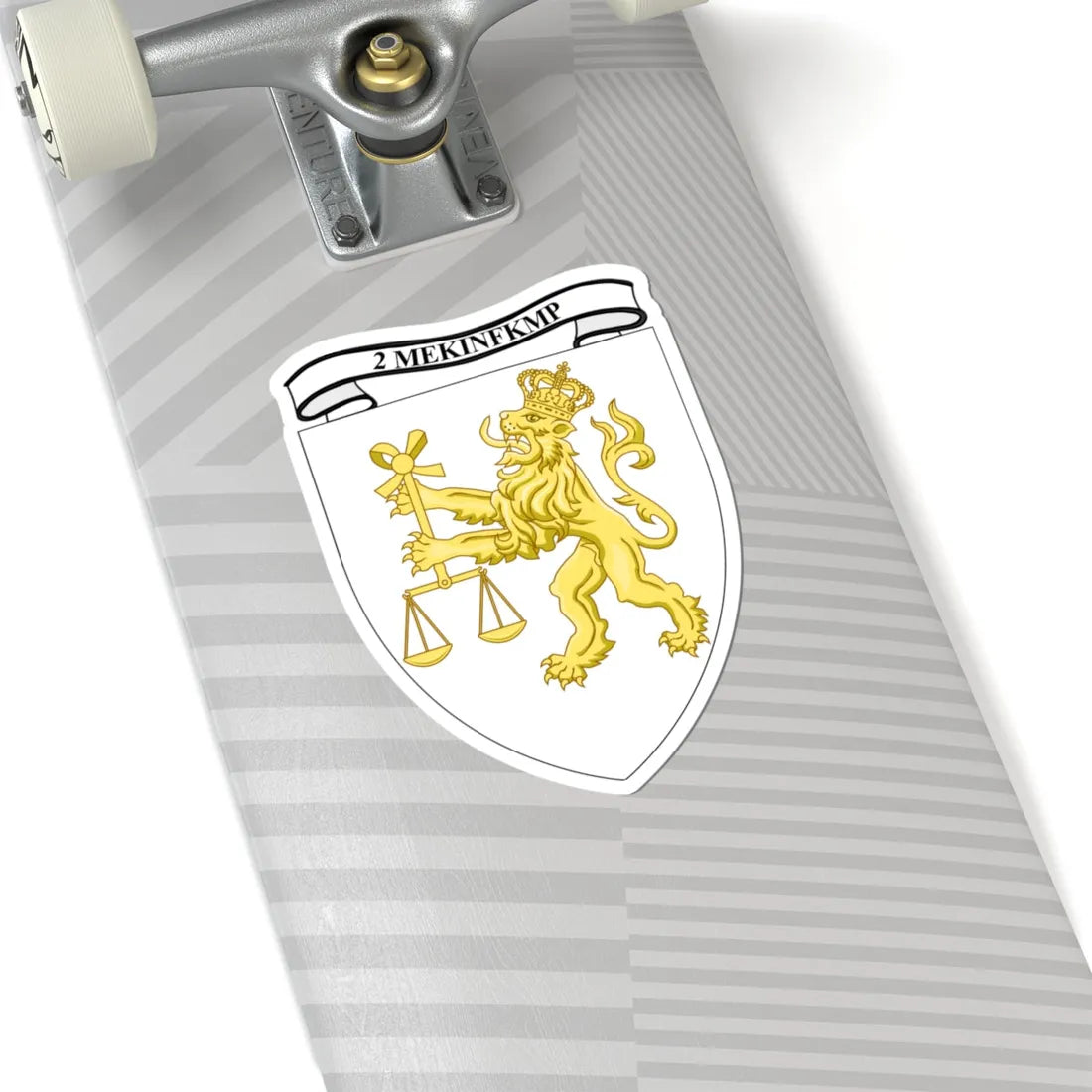 Emblem for the 2-II-JDR (Denmark) (Coat of Arms) STICKER Vinyl Kiss-Cut Decal - The Sticker Space