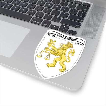 Emblem for the 2-II-JDR (Denmark) (Coat of Arms) STICKER Vinyl Kiss-Cut Decal - The Sticker Space