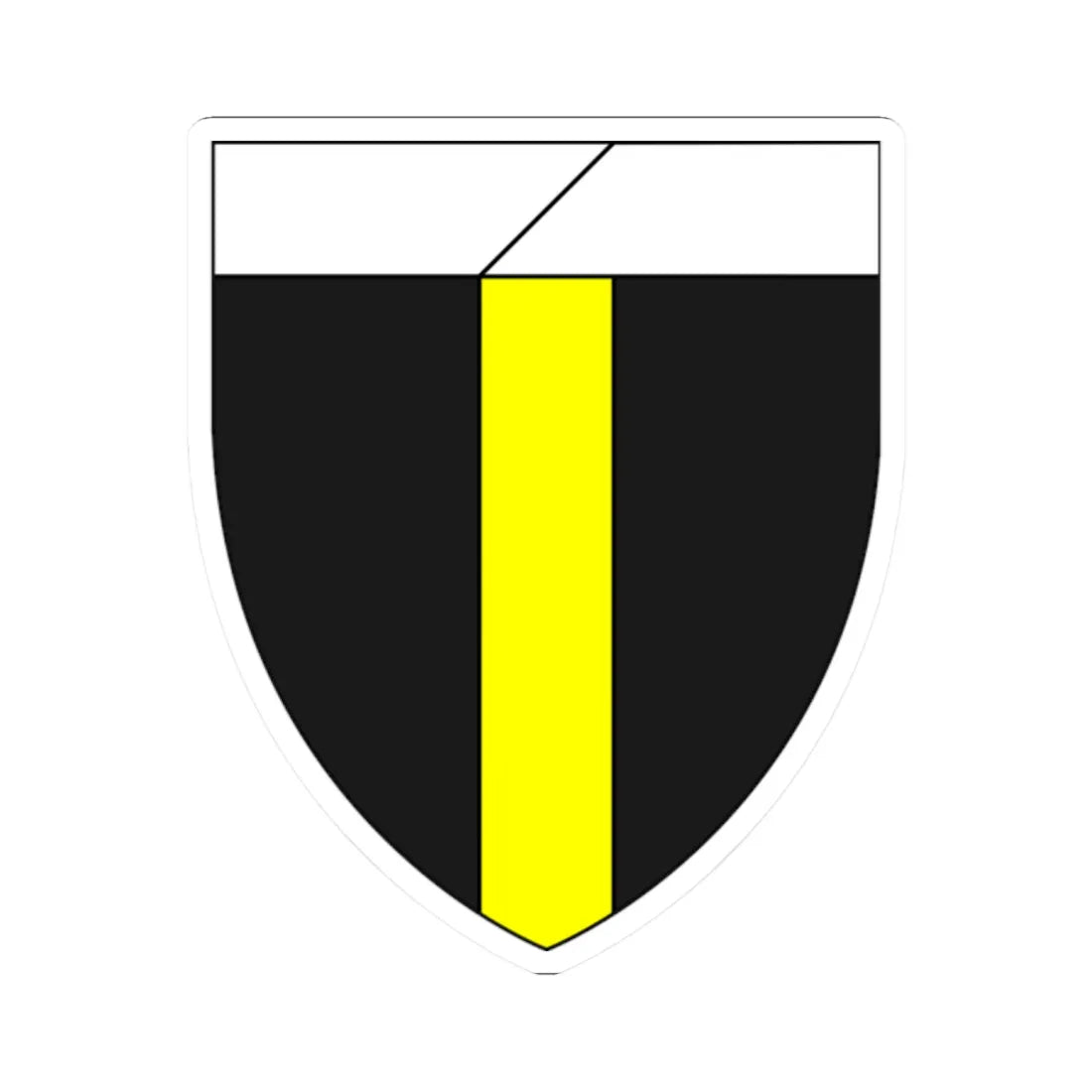 Emblem for the 2-II-KJFR (Denmark) (Coat of Arms) STICKER Vinyl Kiss-Cut Decal 2 Inch White - The Sticker Space