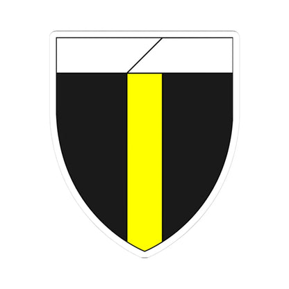 Emblem for the 2-II-KJFR (Denmark) (Coat of Arms) STICKER Vinyl Kiss-Cut Decal 3 Inch White - The Sticker Space