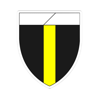 Emblem for the 2-II-KJFR (Denmark) (Coat of Arms) STICKER Vinyl Kiss-Cut Decal 4 Inch White - The Sticker Space
