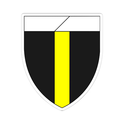 Emblem for the 2-II-KJFR (Denmark) (Coat of Arms) STICKER Vinyl Kiss-Cut Decal 6 Inch White - The Sticker Space