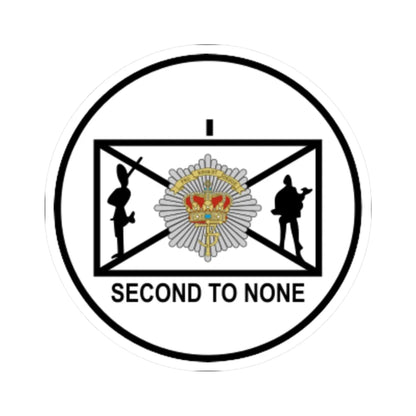 Emblem for the 2-II-LG (Denmark) (Coat of Arms) STICKER Vinyl Kiss-Cut Decal 3 Inch White - The Sticker Space