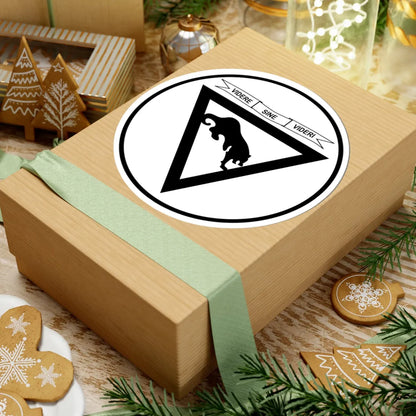 Emblem for the 2-III-JDR (Denmark) (Coat of Arms) STICKER Vinyl Kiss-Cut Decal - The Sticker Space