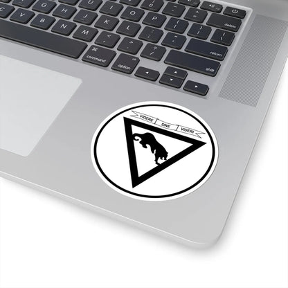 Emblem for the 2-III-JDR (Denmark) (Coat of Arms) STICKER Vinyl Kiss-Cut Decal - The Sticker Space