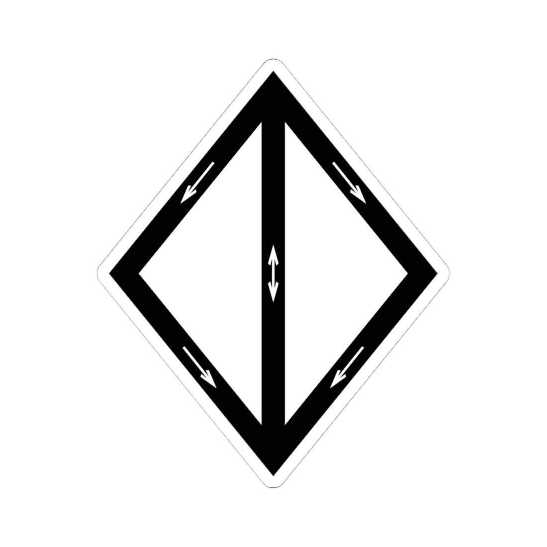 Emblem for the 2-IV-JTR (Denmark) (Coat of Arms) STICKER Vinyl Kiss-Cut Decal 4 Inch White - The Sticker Space