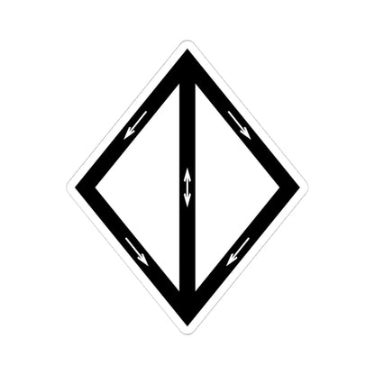 Emblem for the 2-IV-JTR (Denmark) (Coat of Arms) STICKER Vinyl Kiss-Cut Decal 4 Inch White - The Sticker Space
