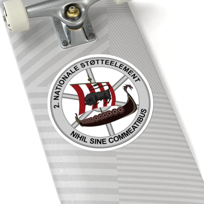 Emblem for the 2-IV-TRR (Denmark) (Coat of Arms) STICKER Vinyl Kiss-Cut Decal - The Sticker Space