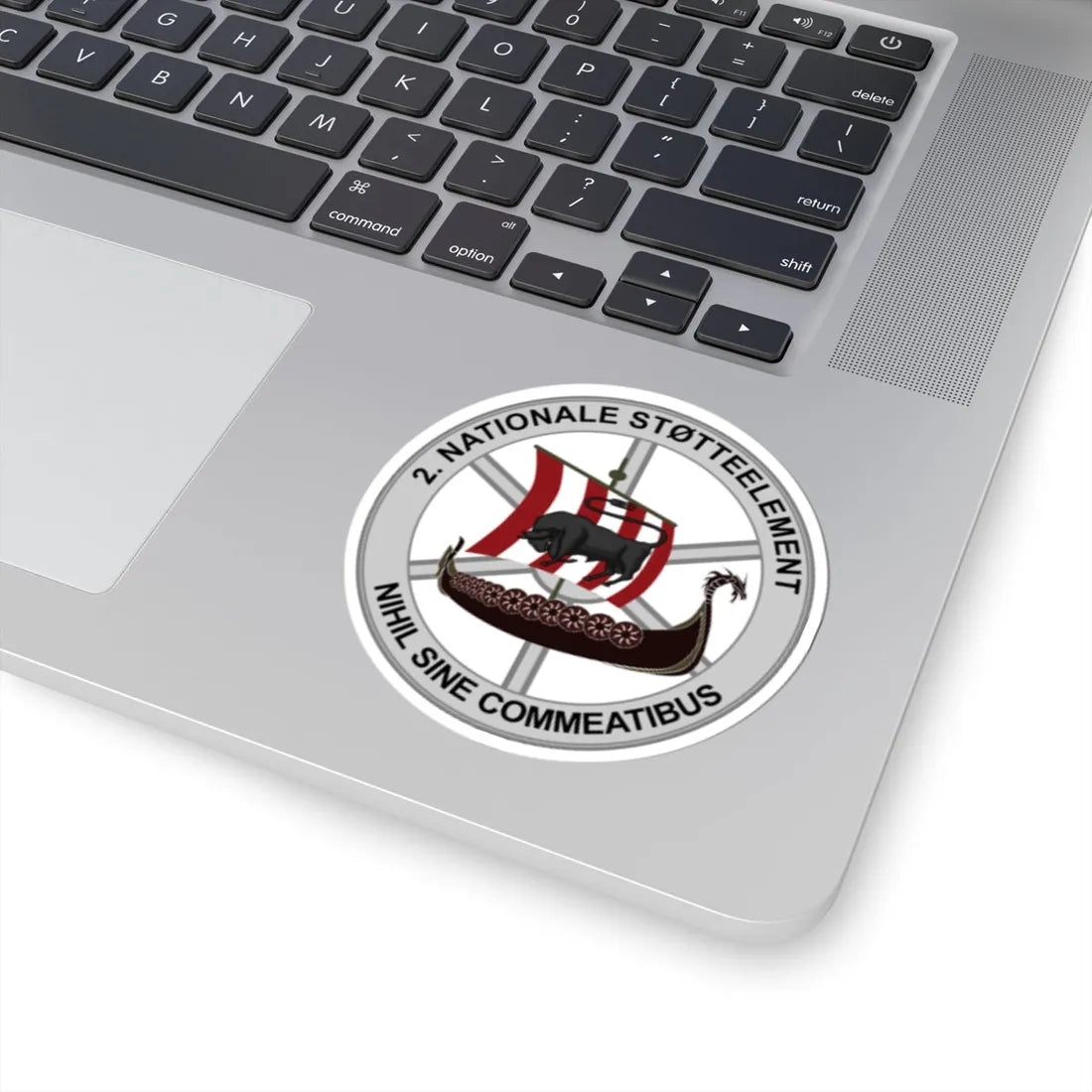Emblem for the 2-IV-TRR (Denmark) (Coat of Arms) STICKER Vinyl Kiss-Cut Decal - The Sticker Space