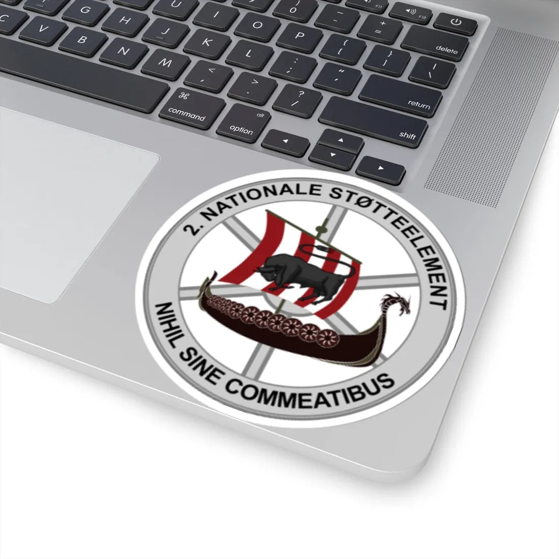 Emblem for the 2-IV-TRR (Denmark) (Coat of Arms) STICKER Vinyl Kiss-Cut Decal - The Sticker Space