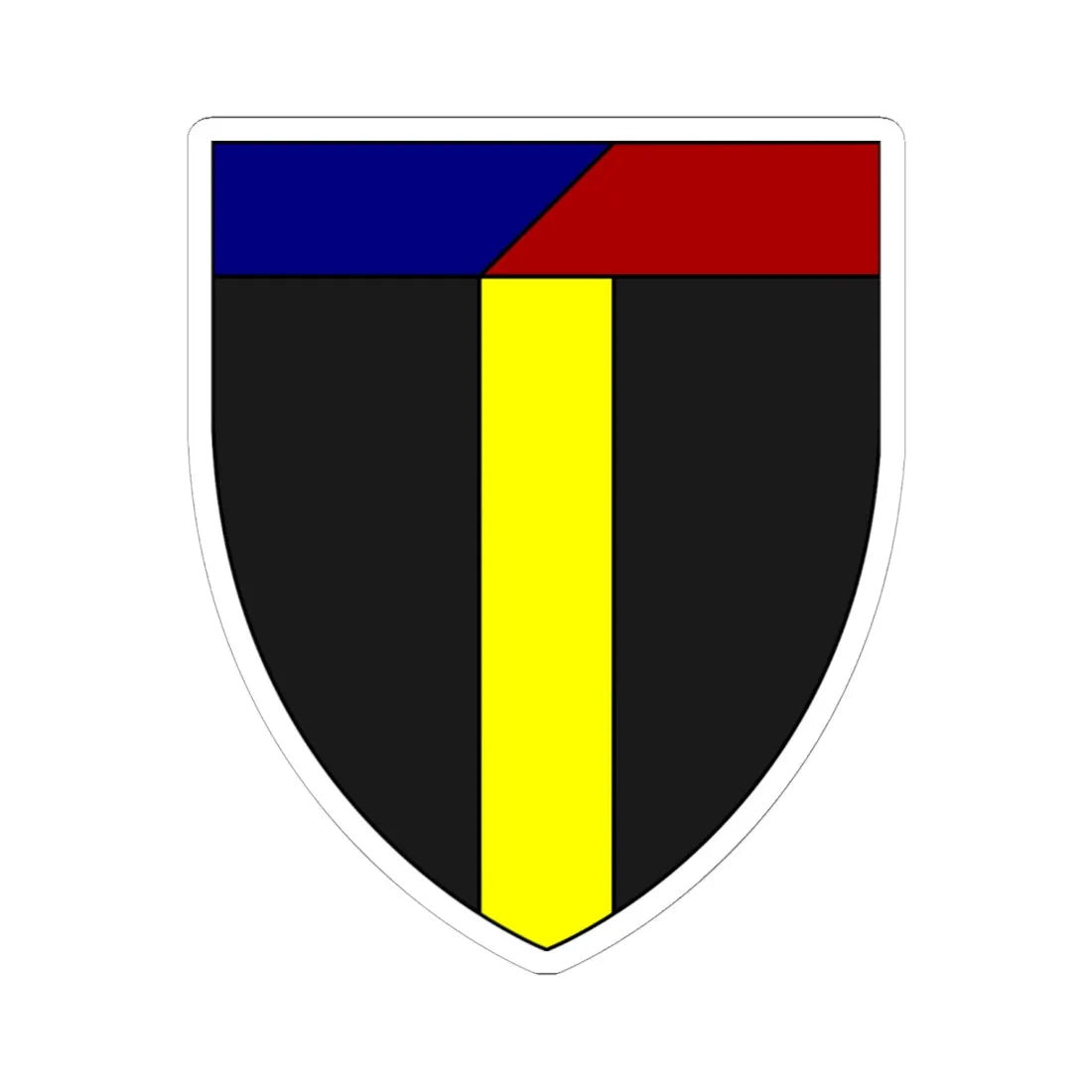 Emblem for the 3-I-KJFR (Denmark) (Coat of Arms) STICKER Vinyl Kiss-Cut Decal - The Sticker Space