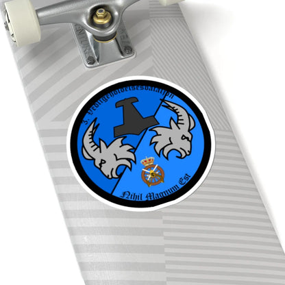 Emblem for the 3-III-TRR (Denmark) (Coat of Arms) STICKER Vinyl Kiss-Cut Decal - The Sticker Space