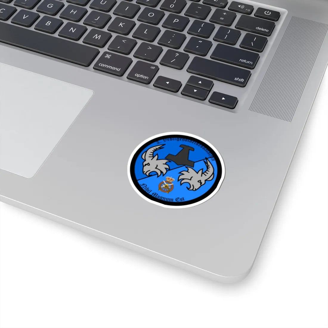 Emblem for the 3-III-TRR (Denmark) (Coat of Arms) STICKER Vinyl Kiss-Cut Decal - The Sticker Space